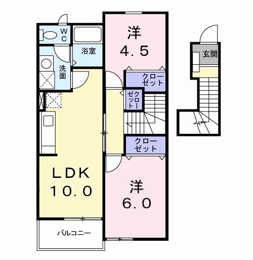 アフロートの間取り