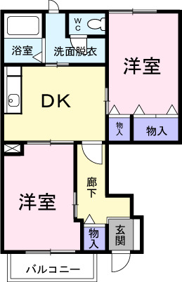 スタジョーネCの間取り