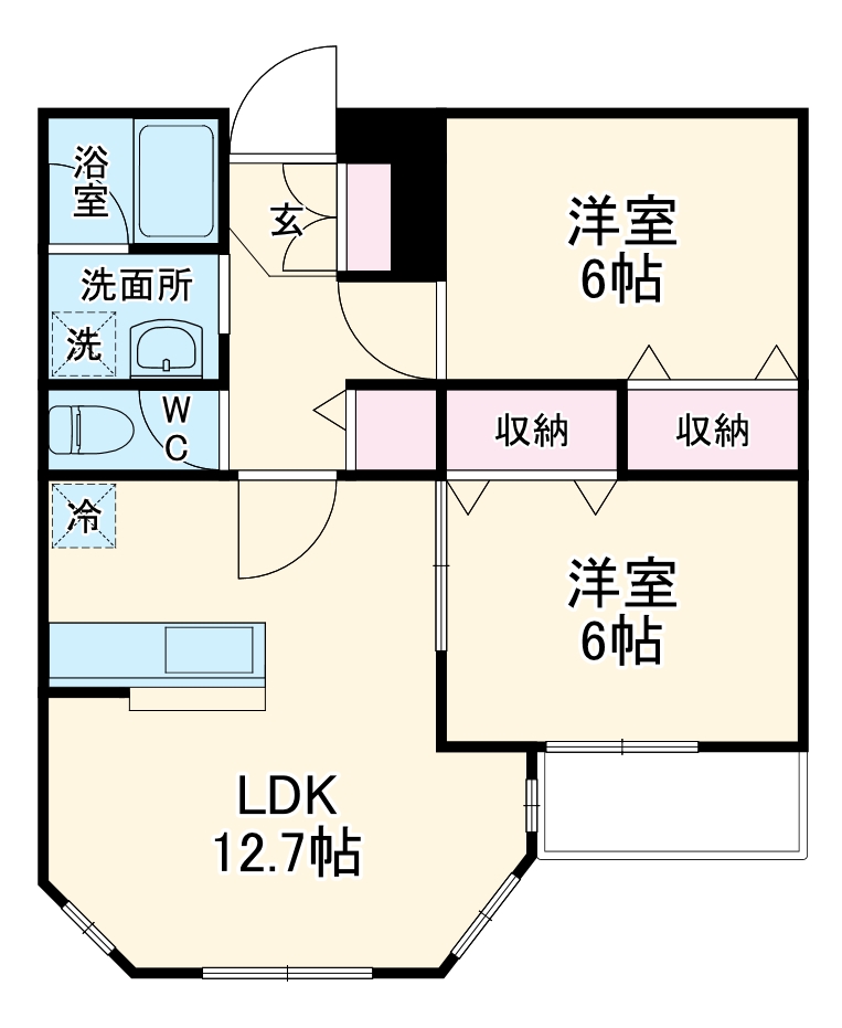スリールの間取り