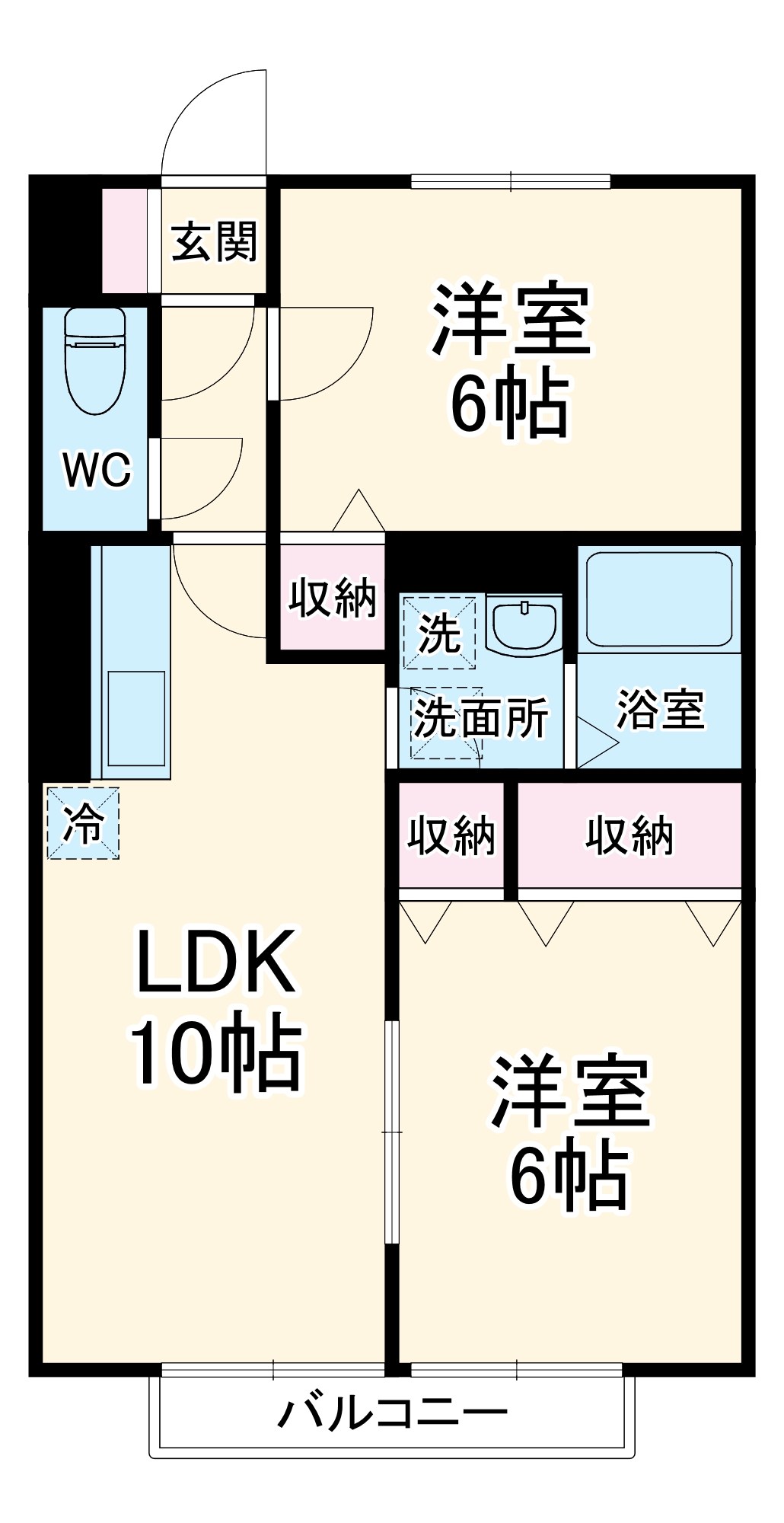 コンフォートエリジオンの間取り