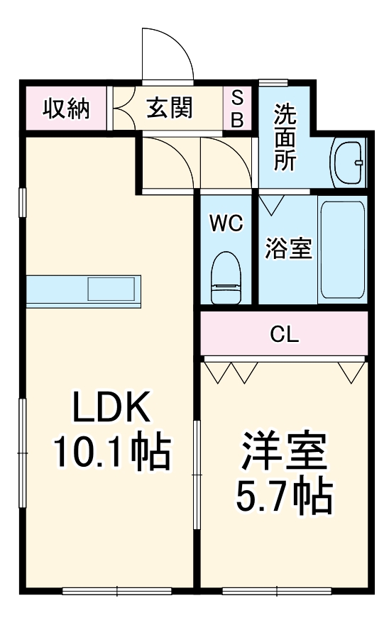 ザ・レジデンス小豆餅の間取り