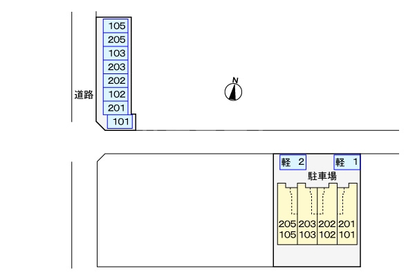 22/28 駐車場