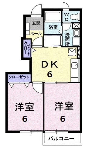 ビューシエルの間取り