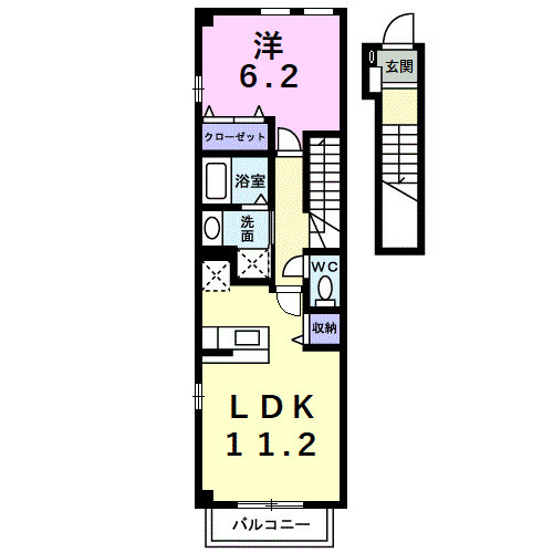クラーベルⅡの間取り