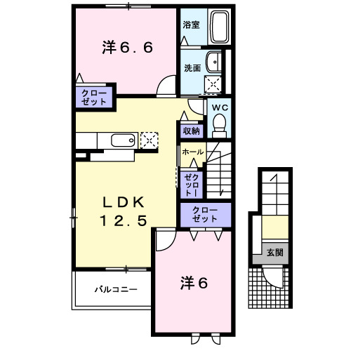 シャルムⅡの間取り