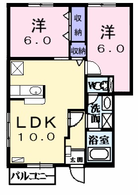 プラシードYの間取り