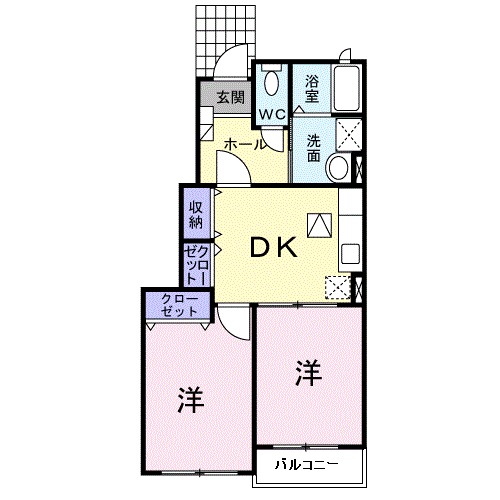 エレガンテ・ブリッサの間取り