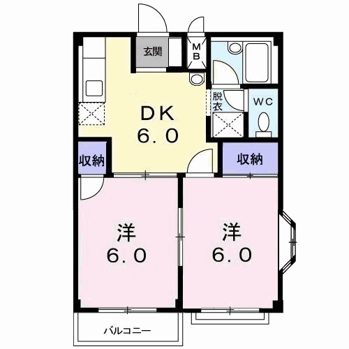 モアクレストFの間取り