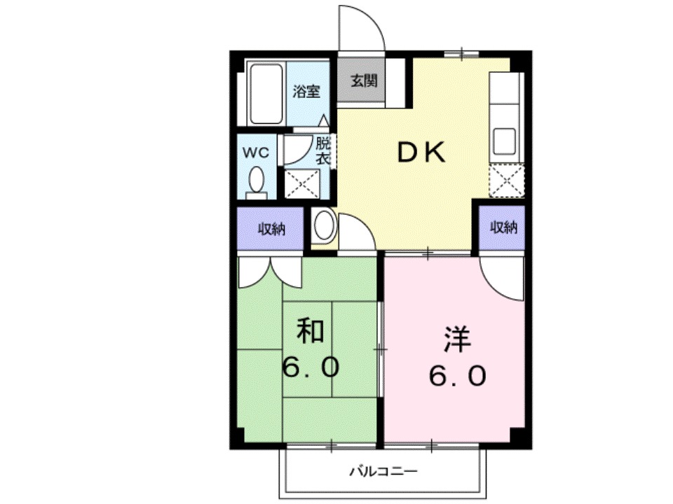 グリーンパーク松代の間取り