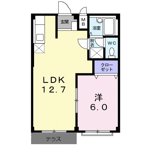 エルディム柿沼の間取り