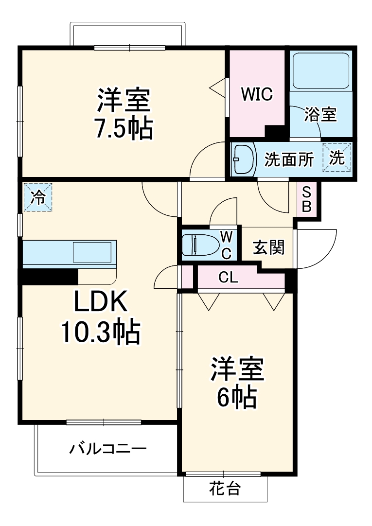 アイビーハウスの間取り