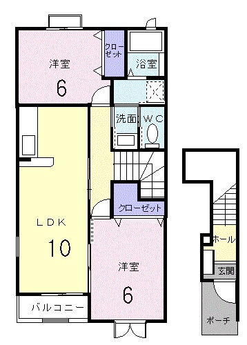 ドリームUMIHIGASHIⅡの間取り