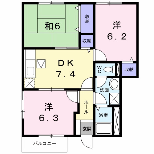 コモドカーサの間取り