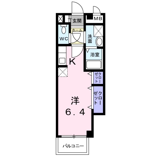 フレグランス２の間取り