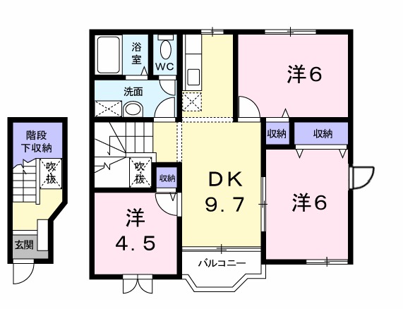 ヴィラ サンライズ ドリームⅡの間取り