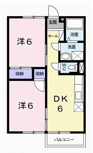 サンハイムαの間取り