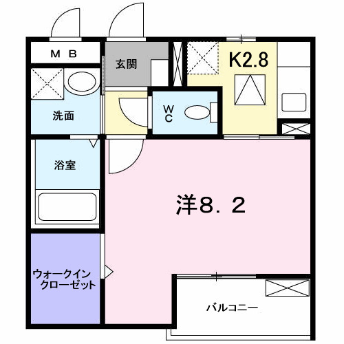 コスモパークの間取り