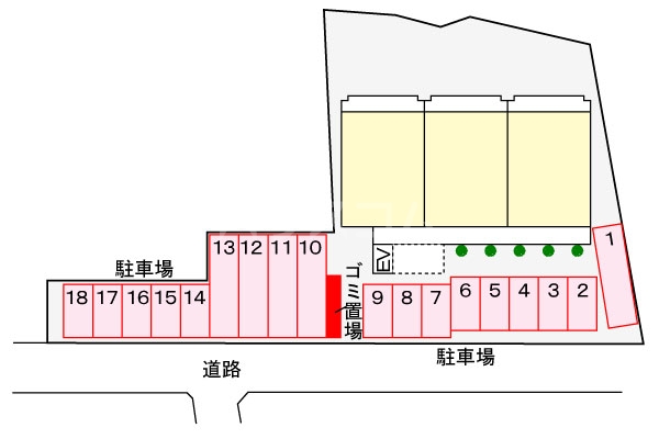 3/11 駐車場