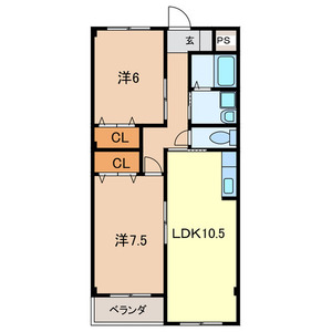 ロハス ヴィラ ケイの間取り