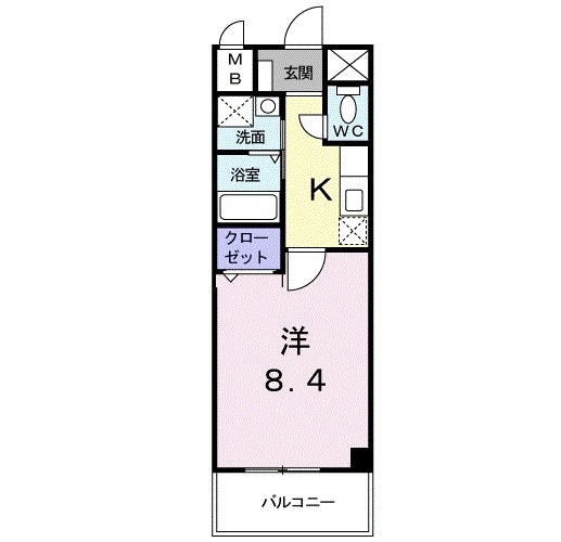ガーレ花園の間取り