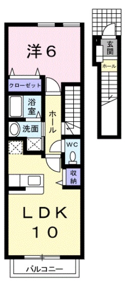 ラ フォーレ 西砂の間取り