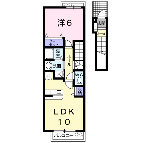 サニーヒルズ・オカベの間取り