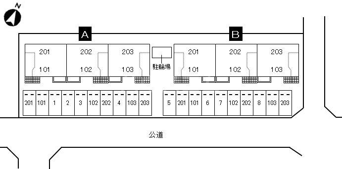 2/10 駐車場