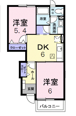 ウィステリアの間取り