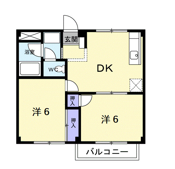 シティハイツ今成の間取り