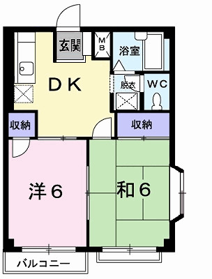 フランボワーズCの間取り