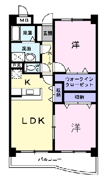 フォレストパレス五番館の間取り