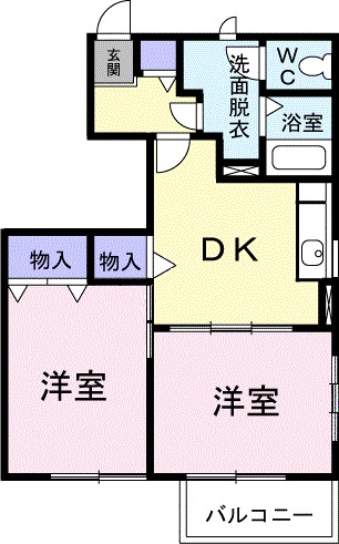 エスポワールBの間取り