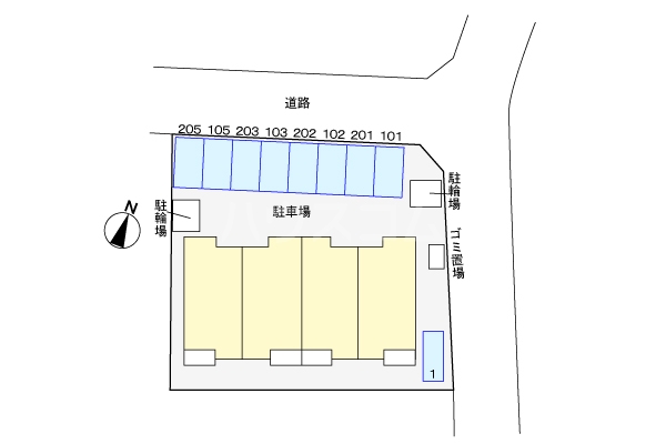 2/6 駐車場