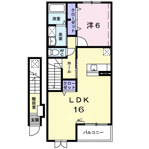 グラン ソレイユAの間取り