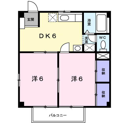 サクラハイムCの間取り