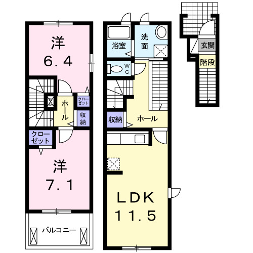 ブリッサの間取り
