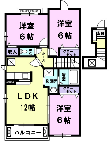 ファータル・Kの間取り