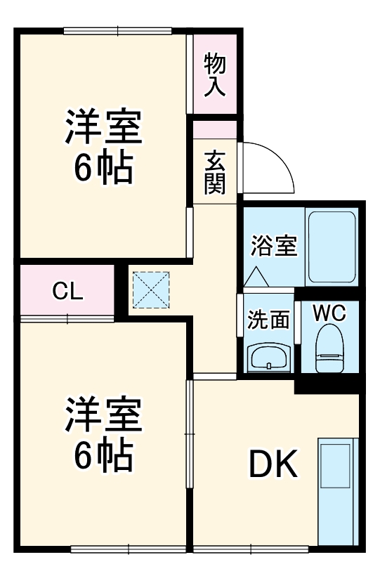 コーポ加藤の間取り