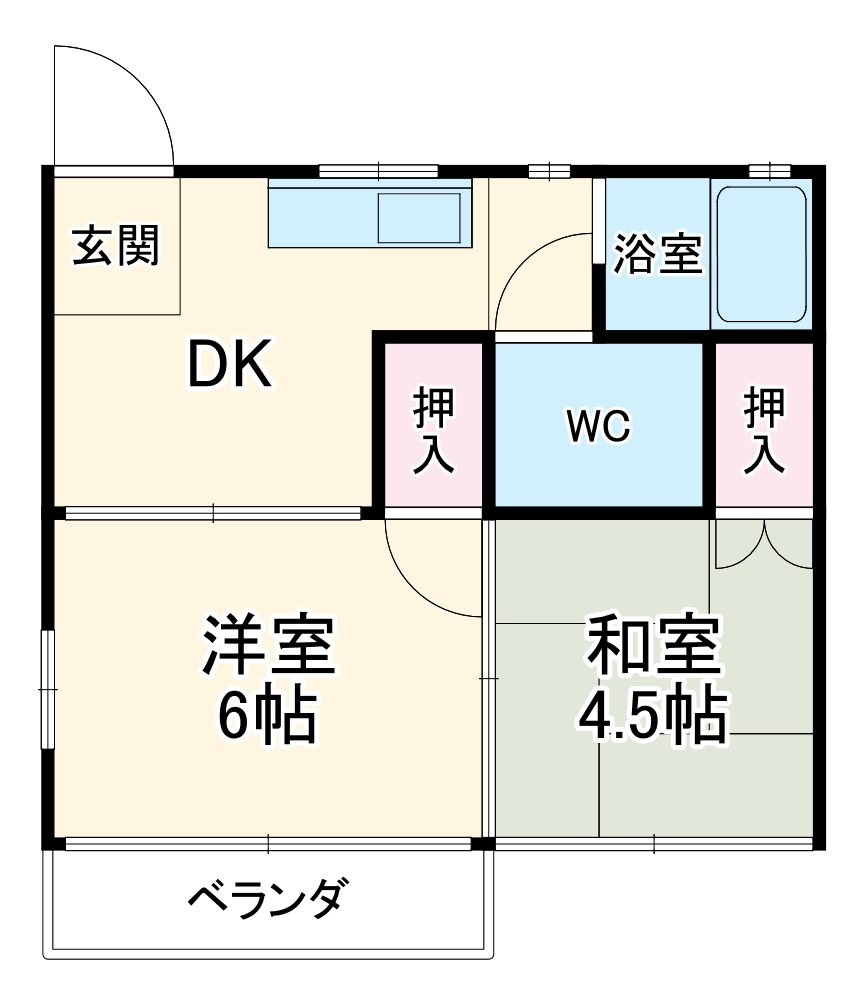 フィアテルコーポの間取り