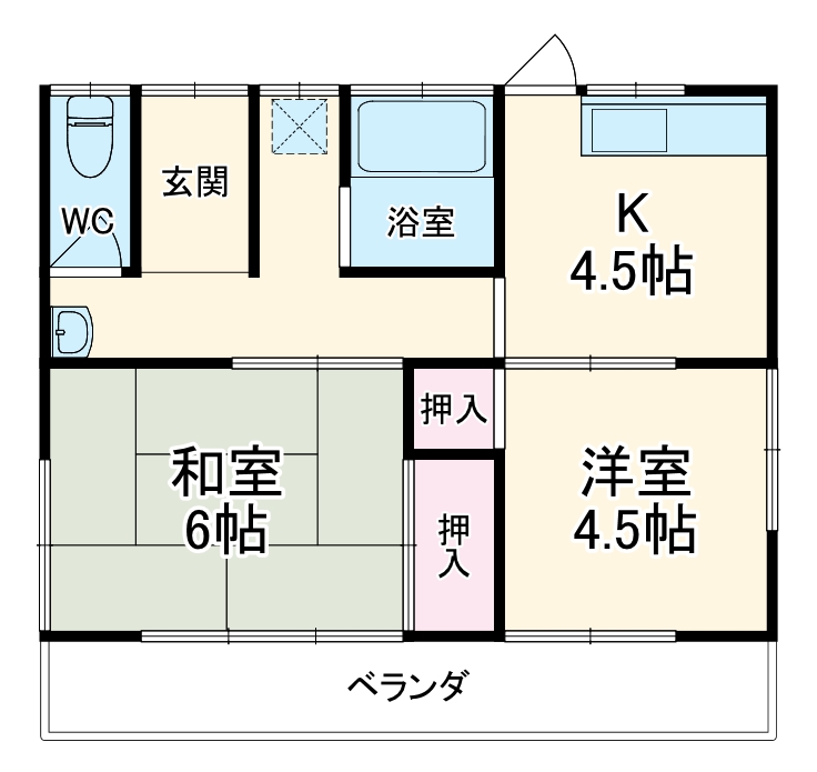 幸4丁目一戸建の間取り