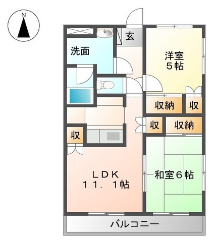ピュア海老名の間取り