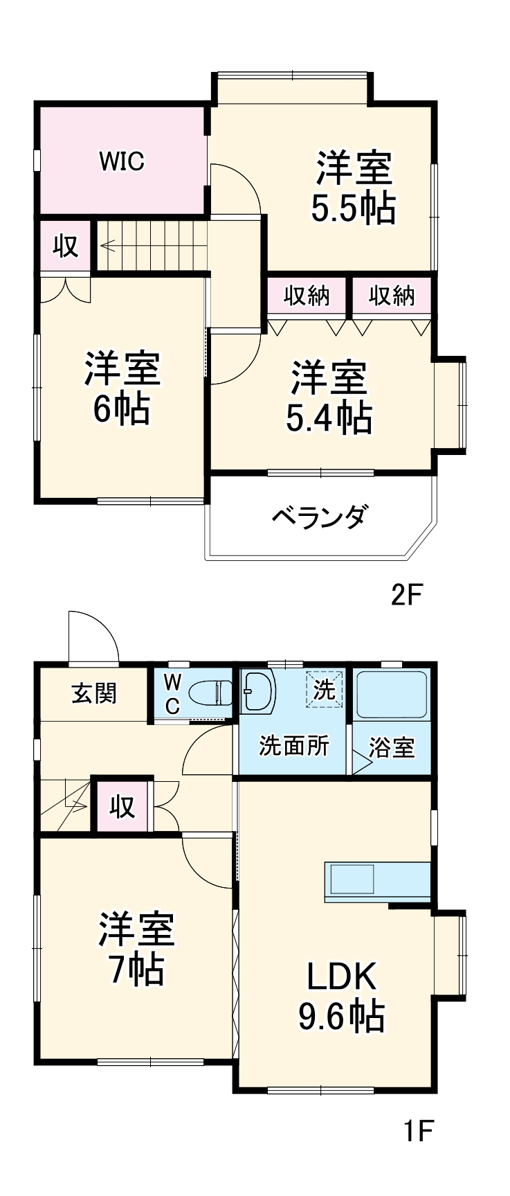 アイリスパーク和合J棟の間取り