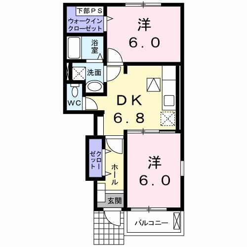 プロヴァンスBの間取り