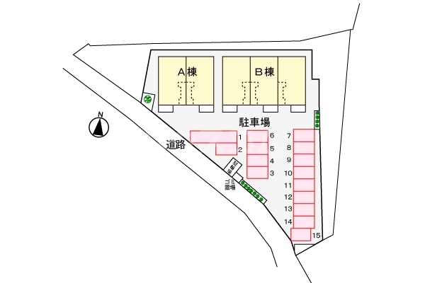 2/14 駐車場