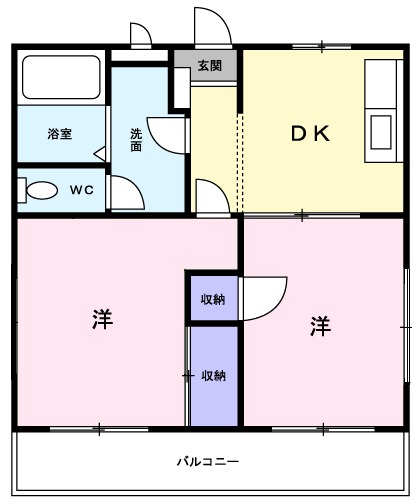 レジデンスの間取り