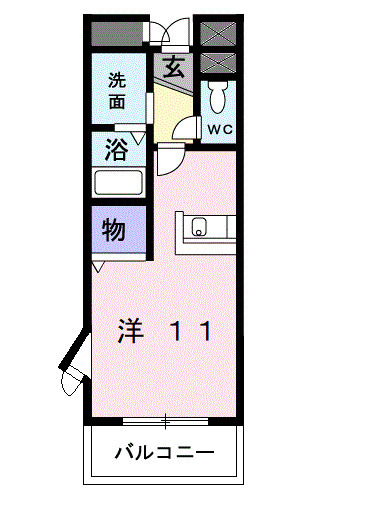 ヴィクトリー・03040号室の間取り