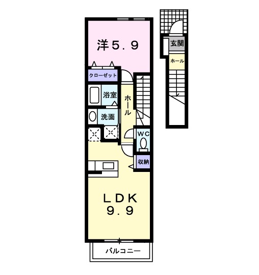 ジョーンティーヴィラの間取り