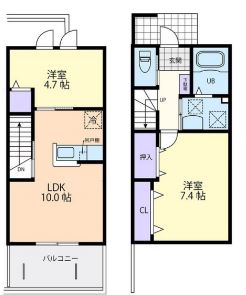 シエル エトワールAの間取り