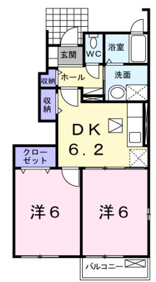 フェリーチェ カーサBの間取り