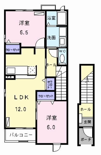 セイント　スクエアの間取り